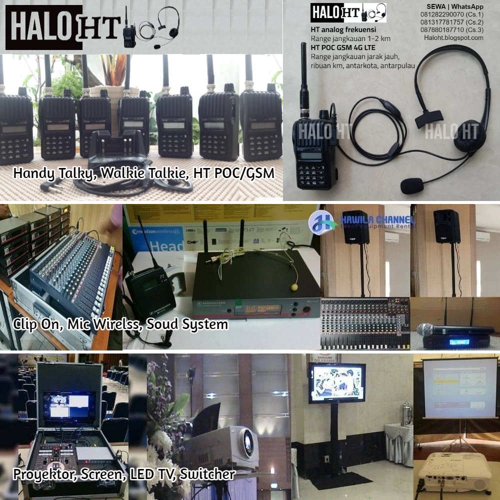 Sewa HT Headphone HALO HT HAWILA Harga Murah