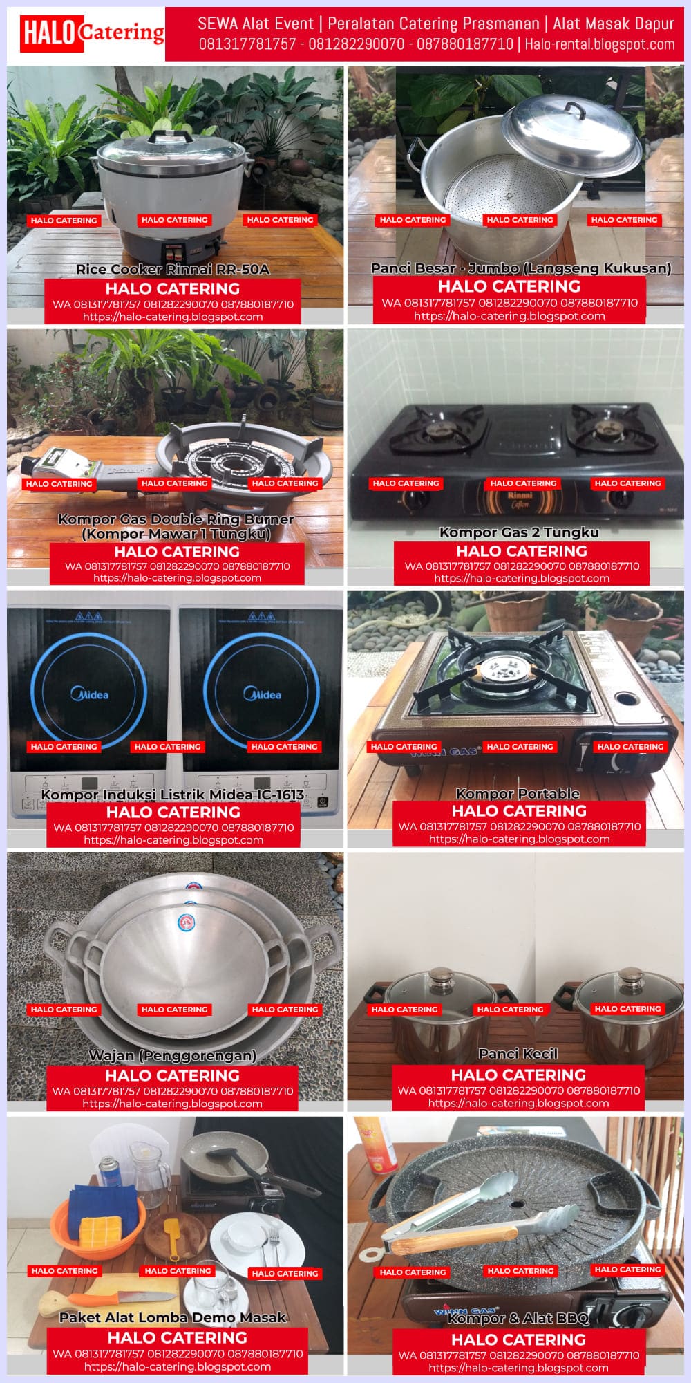 Tempat Sewa Alat Masak Rental Alat Masak Dapur Sewa Peralatan Makan Penyewaan Alat Catering Prasmanan Harga Sewa Murah Terdekat Jakarta Tangerang Bekasi HALO CATERING (1) Sewa Kompor High Pressure Sentul Bogor