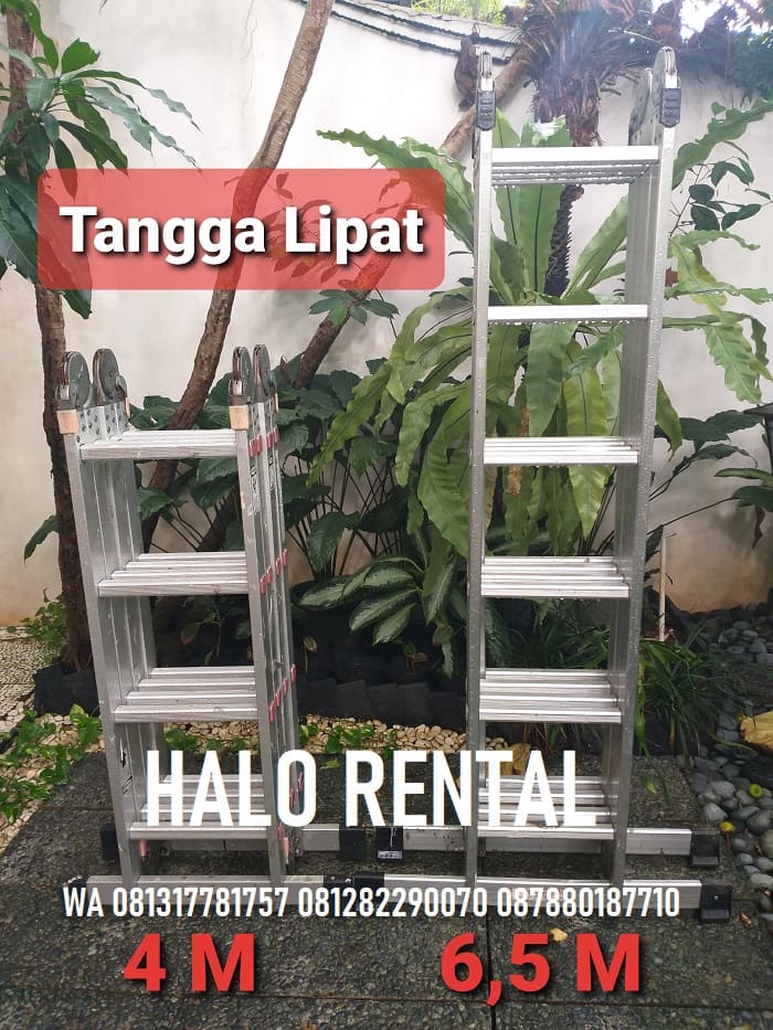 Sewa Tangga Lipat dan Teleskopik 4 Meter dan 6 Meter Hawila Rental (1)